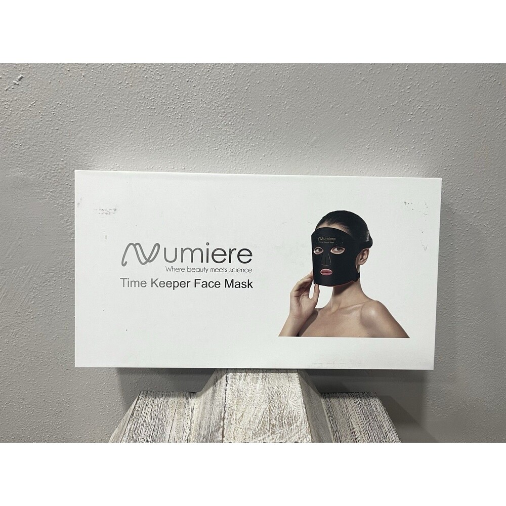 Numiere Time Keeper LED Face Mask Light Therapy Red Blue NIR Anti-Aging OPEN BOX